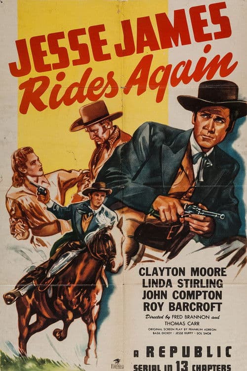 Jesse James Rides Again poster