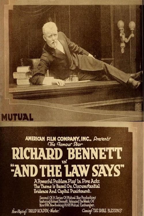 And the Law Says poster
