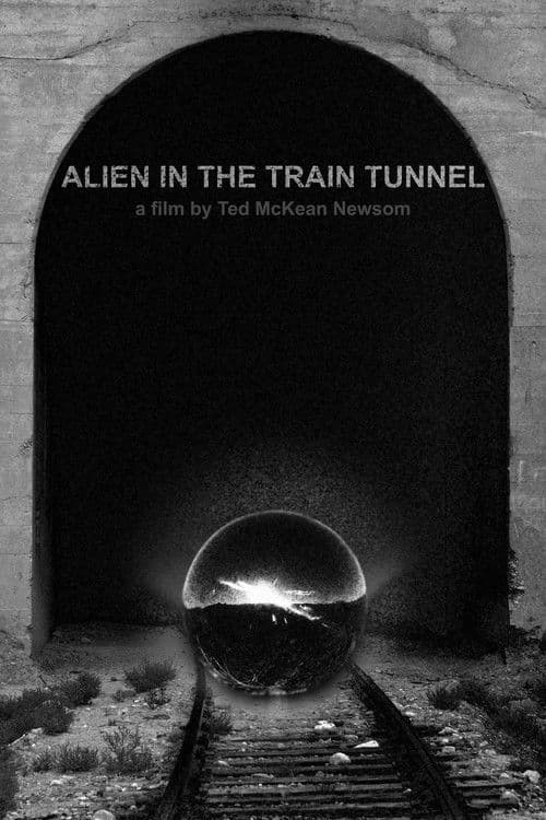 Alien in the Train Tunnel poster