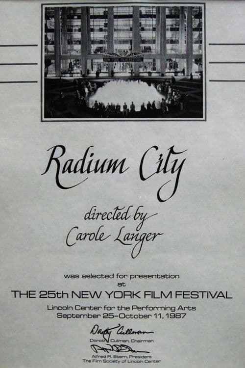 Radium City poster