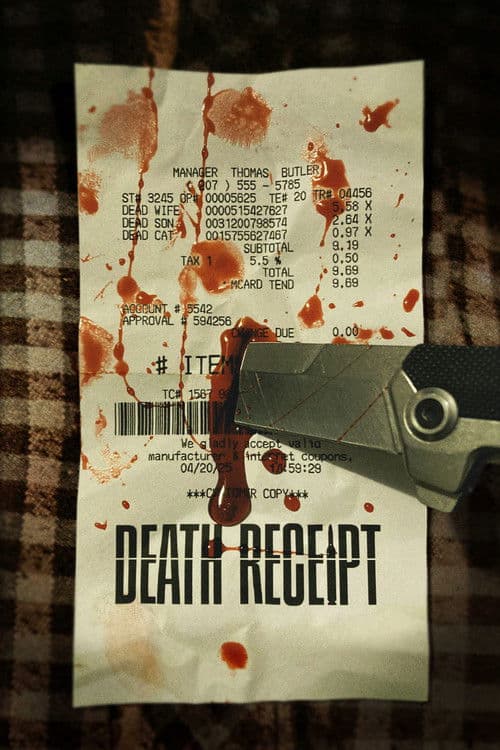 Death Receipt poster