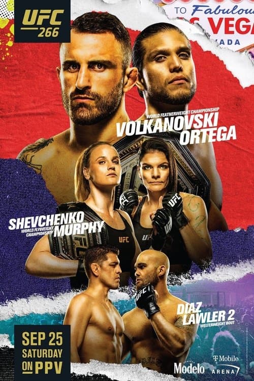 UFC 266: Volkanovski vs. Ortega poster