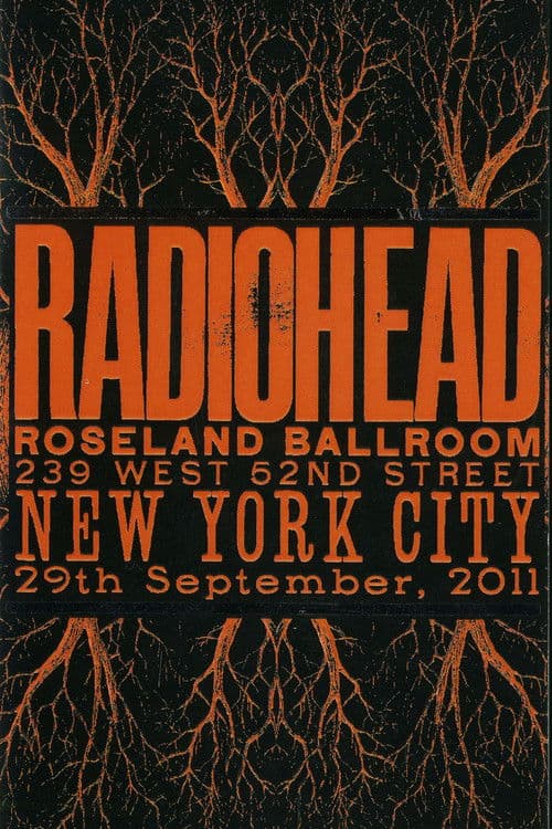 Radiohead: Roseland Ballroom 2011 poster