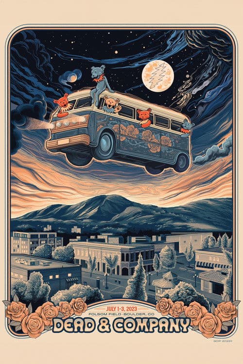 Dead & Company: 2023-07-01 Folsom Field, Boulder, CO, USA poster
