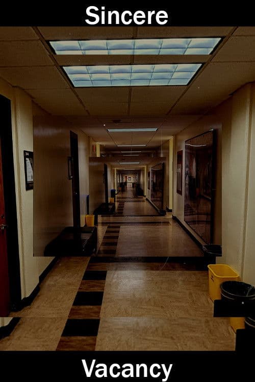 Sincere Vacancy poster