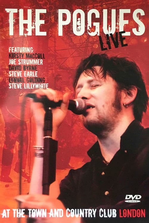 The Pogues Live at the Town and Country poster