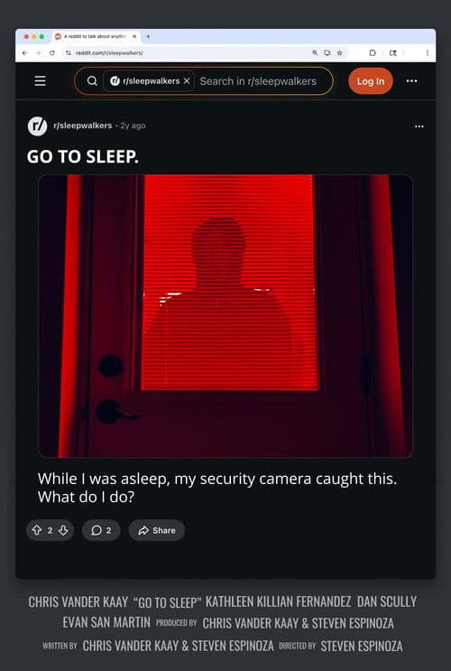 Go to Sleep poster