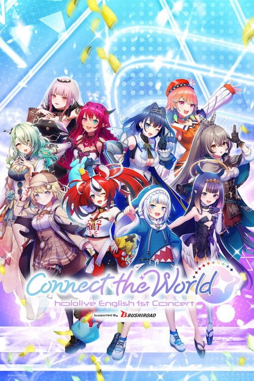 hololive English 1st Concert - Connect the World poster